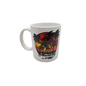 vintage porcelain jamaica no problem coffee mug